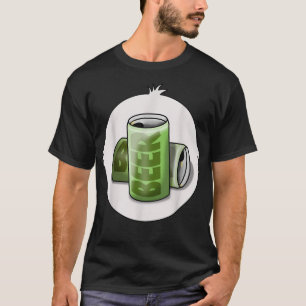 Drinking bear drinking party on beer party design  T-Shirt
