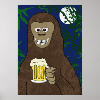 Drinking Bigfoot Print