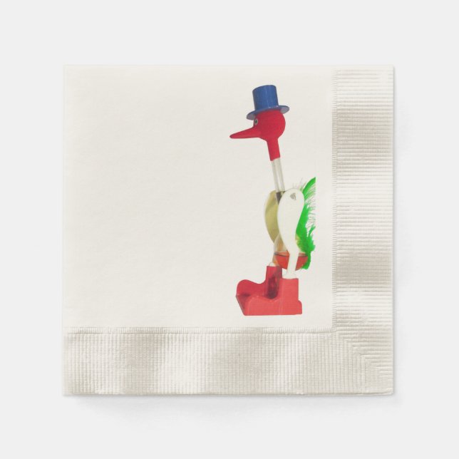 Drinking Bird Napkin (Front)