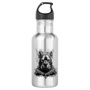 drinking bottle, stainless steel, pitbill design,c 532 ml water bottle