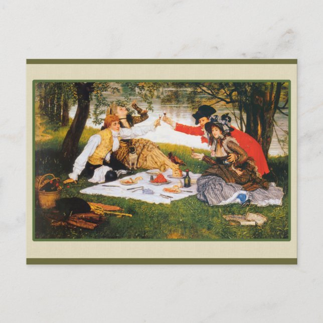 Drinking by the River Postcard (Front)