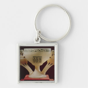 Drinking cup in form of a half-opened lotus keychain