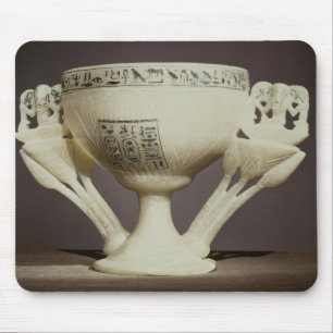 Drinking cup in the form of half-opened lotus mouse pad