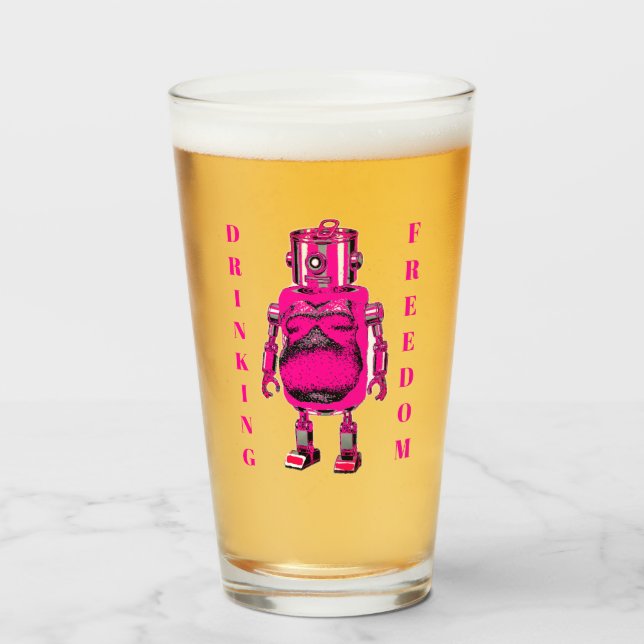 DRINKING FREEDOM GLASS (Front Filled)