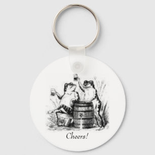 Drinking Frogs-Cheers! Keychain