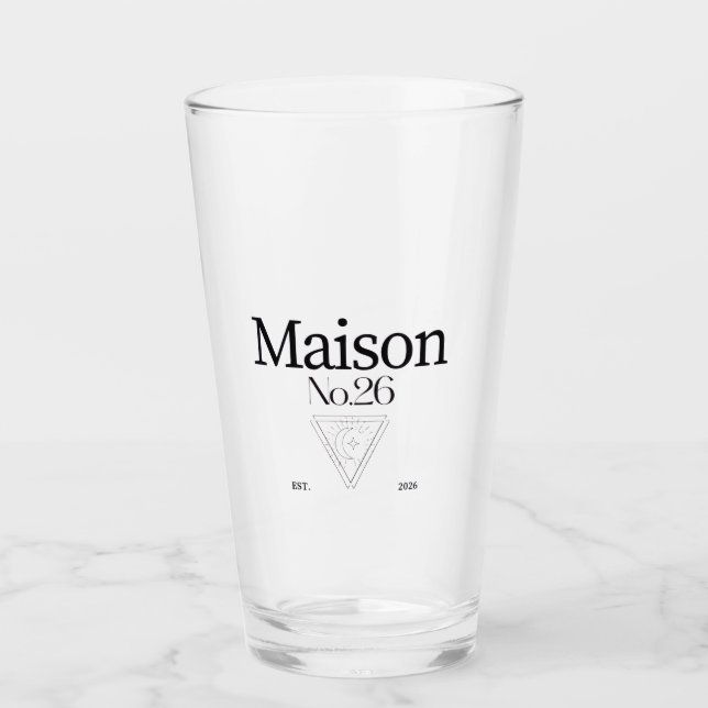 Drinking glass (Front)