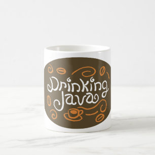 Drinking Java Coffee Mug