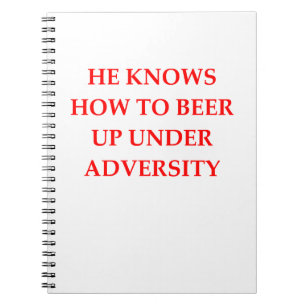 Drinking joke notebook