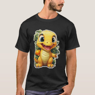 Drinking Lemonade Dinosaur Soda Pop Dino Summer Sa T-Shirt