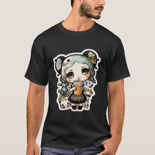 Drinking Lemonade Panda Bear Soda Pop Summer Teddy T-Shirt