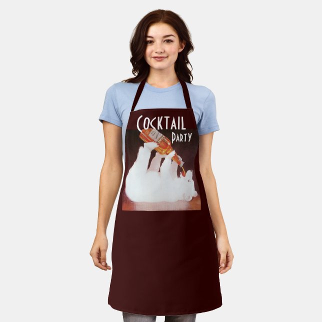 DRINKING POLAR BEER FLASK APRON (Worn)