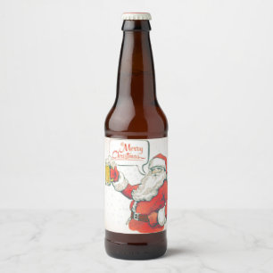 Drinking Santa Labels