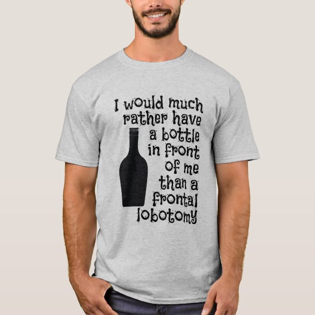 Drinking shirt - choose style & color (Front)