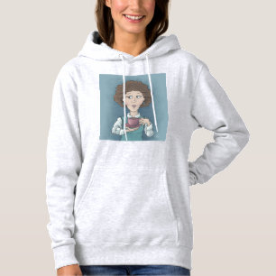 Drinking Tea Hoodie