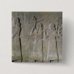 Drinking vessels & the Royal chariot 2 Inch Square Button