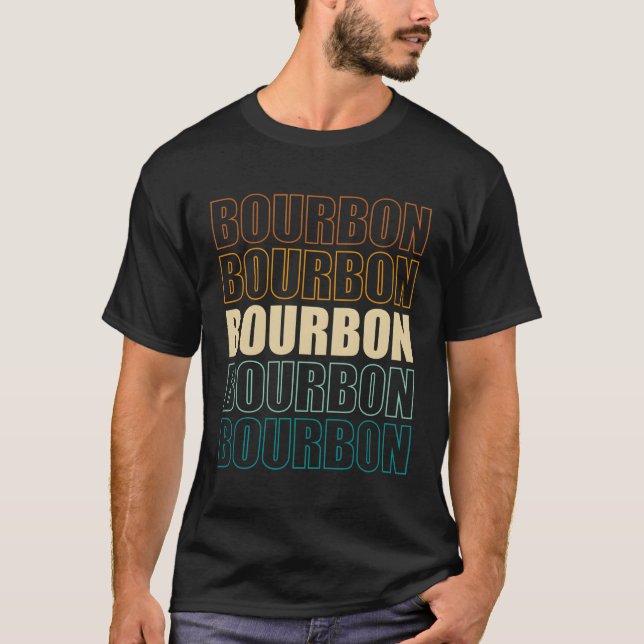Drinking Whiskey Bourbon T-Shirt (Front)