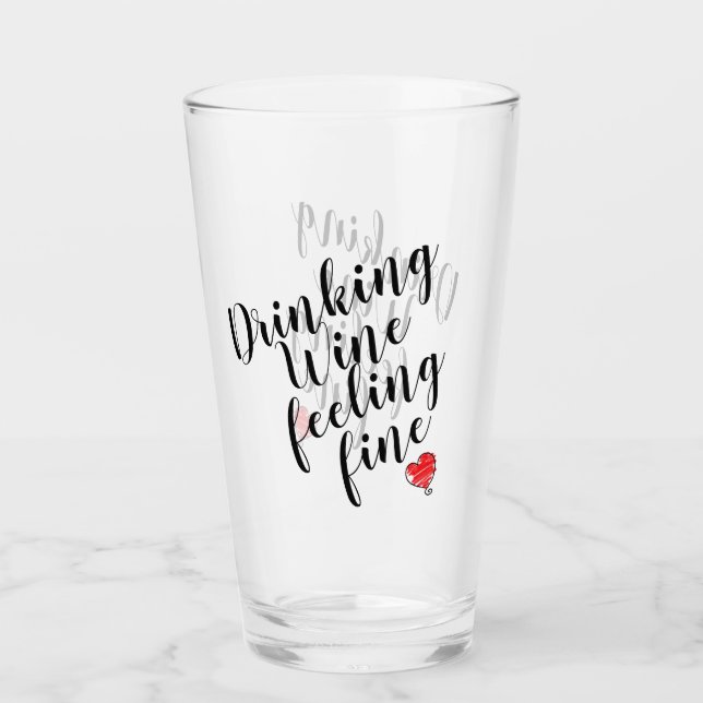 Drinking Wine Glass (Front)