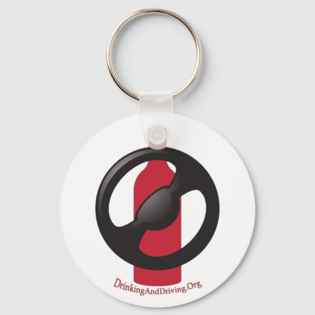 DrinkingAndDriving.Org Keychain (Front)