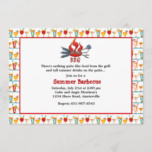 Drinks and a BBQ Invitation