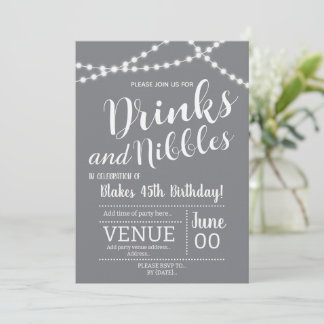 Drinks and Nibbles Invitation