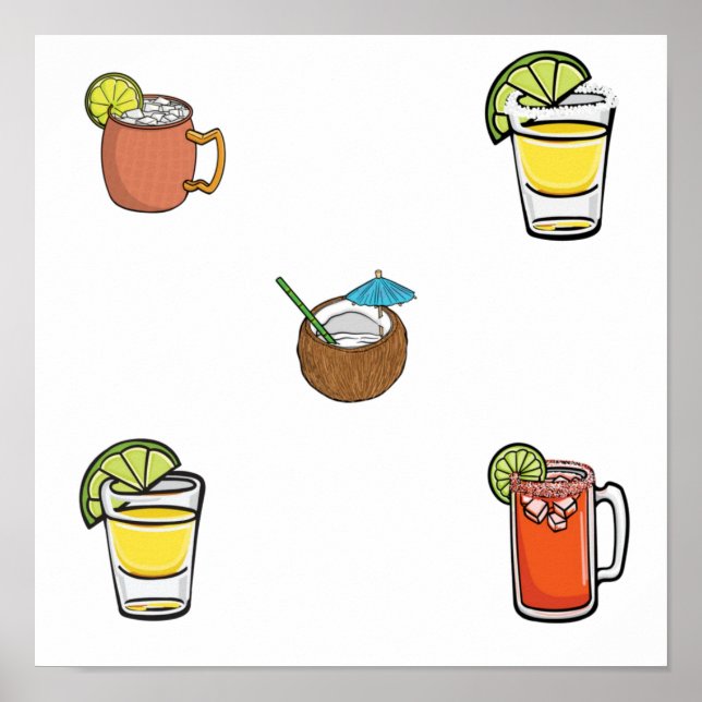 Drinks collection poster (Front)