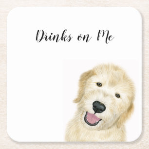 "Drinks on Me" Coaster