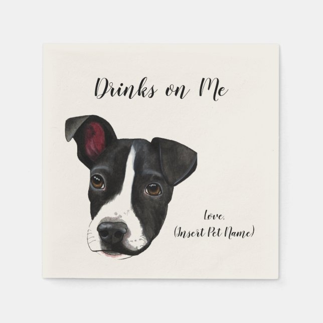 Drinks on Me Napkins (Front)