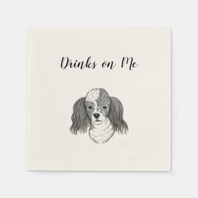 Drinks on Me Napkins (Dog) (Front)