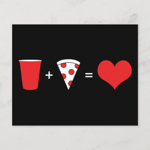 drinks + pizza = love