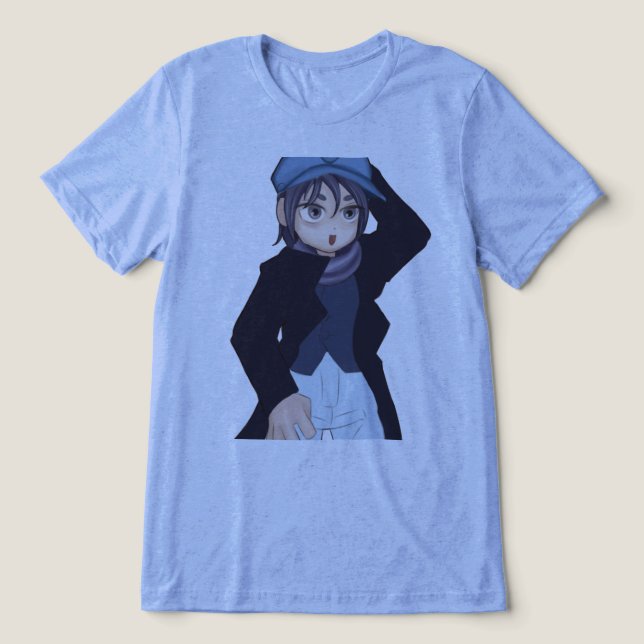 Drinks simple sailor Tri-Blend shirt (Design Front)