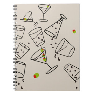Drinks Spiral Notebook