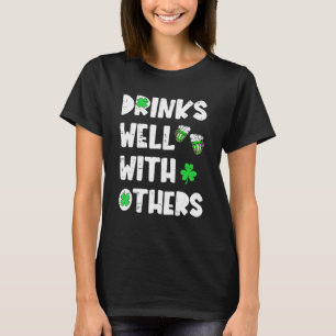 Drinks Well With Other Green Beer Lovers St Patric T-Shirt