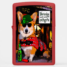 Drinks Well with Others Welsh Corgi