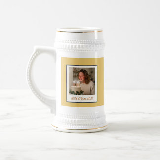 drinkware birthday personalized photo, Unique Beer Stein