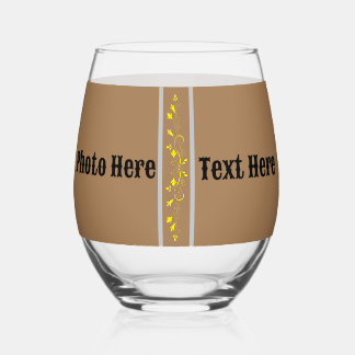 Drinkware Brown black Wine Glass photo | text.