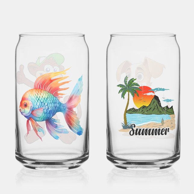 Drinkware Set Can Glass (Back)