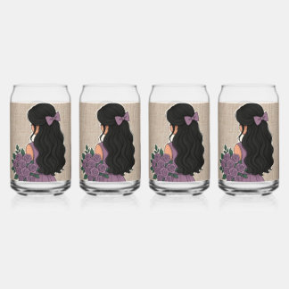 Drinkware Set Can Glass