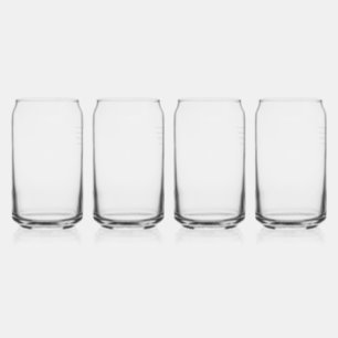 Drinkware Set Can Glass