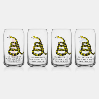 Drinkware Set Can Glass