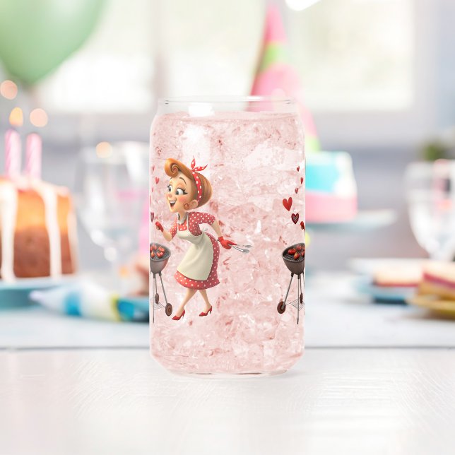 Drinkware Set Cooking Love Red Hearts  (Insitu (Anniversaire))