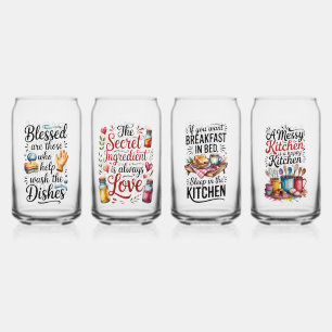 Drinkware Set-Funny  Jokes Can Glass