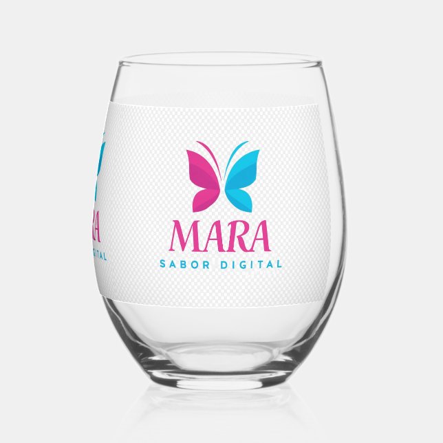 Drinkware Set MARA Stemless Wine Glass (Back)