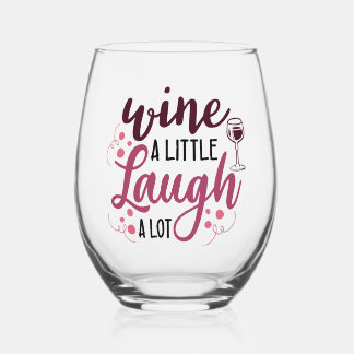 Drinkware Set Stemless Wine Glass