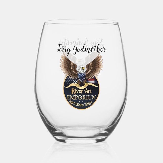 Drinkware Set Stemless Wine Glass (Front)
