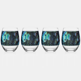 Drinkware Set Stemless Wine Glass