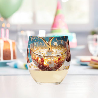 Drinkware Set Stemless Wine Glass