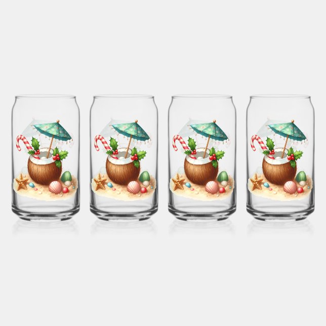 Drinkware Set-Tropical Christmas (Recto)
