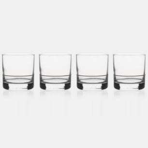 Drinkware Set with pour line Whiskey Glass