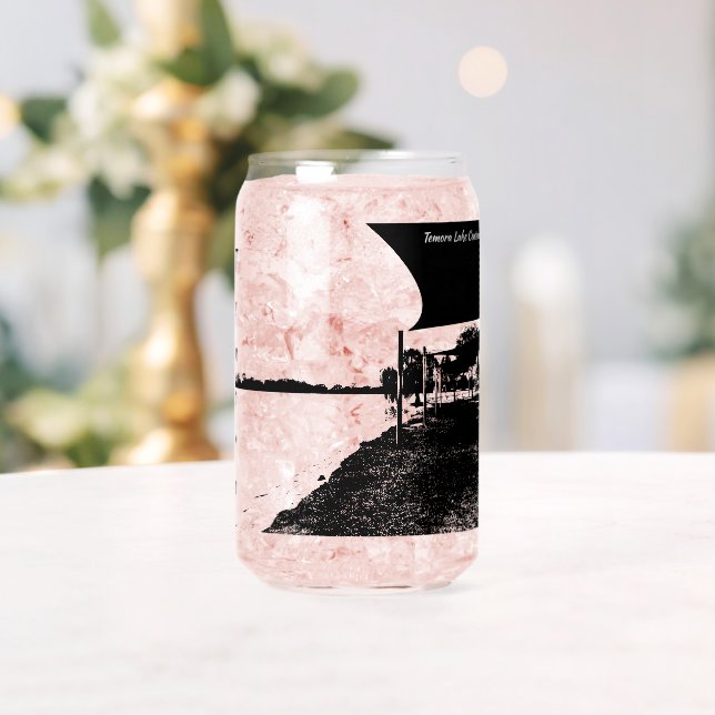 Drinkware Style: Printed Can Glass, Glass (Insitu (Wedding))