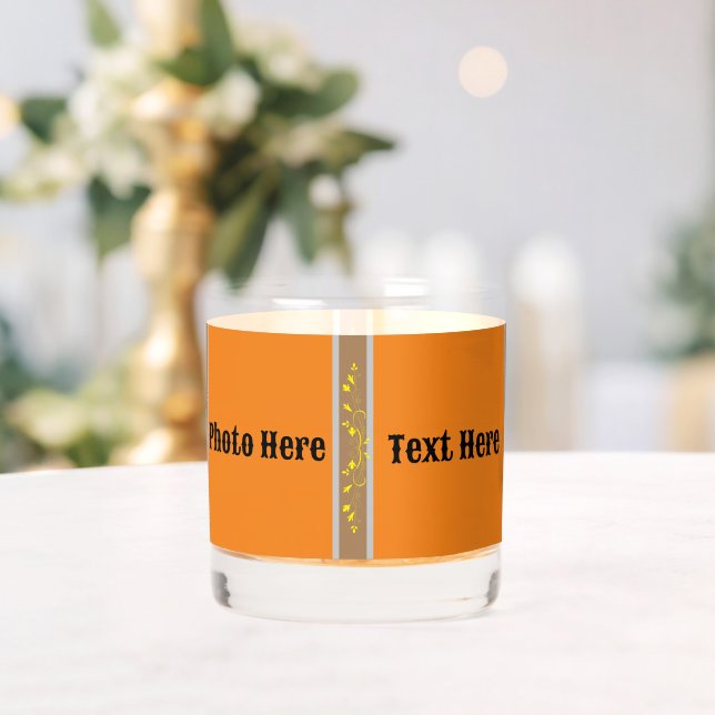 Drinkware Style: Printed Rocks Glass photo | text. (Insitu (Wedding))